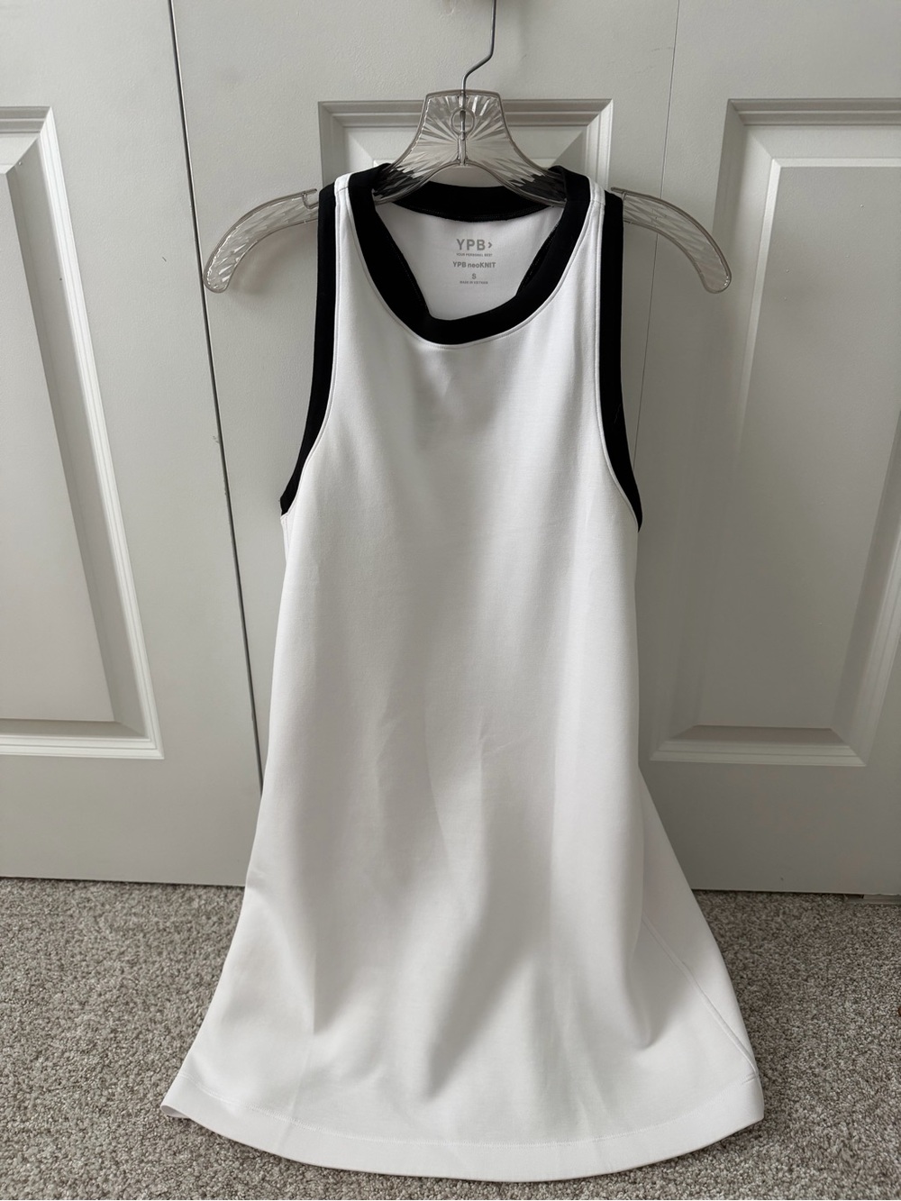 YPB by Abercrombie & Fitch neoKNIT Active Performance Mini Dress White